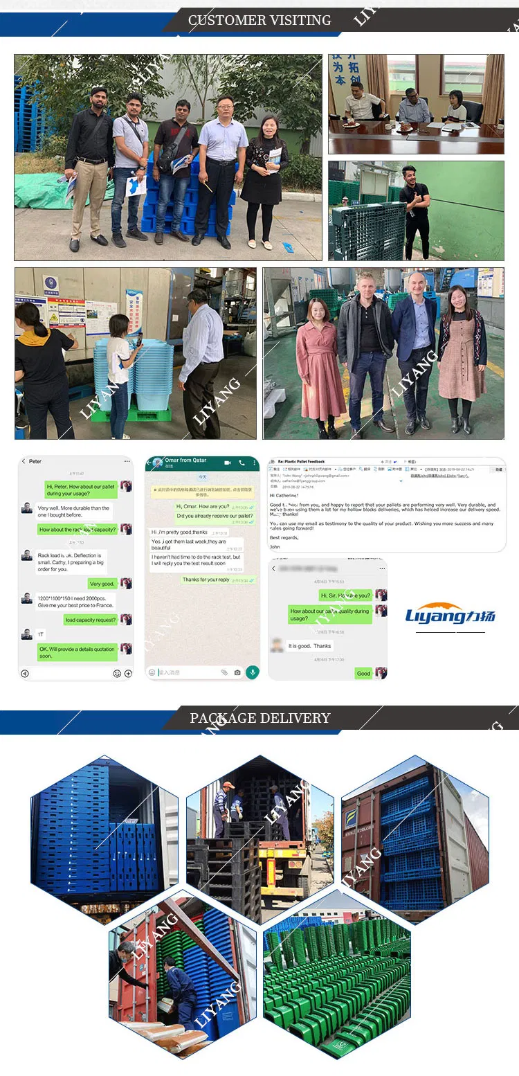 1111 Six Runner Heavy Duty Durable Virgin HDPE Plastic Pallet