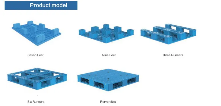 1111 Six Runner Heavy Duty Durable Virgin HDPE Plastic Pallet