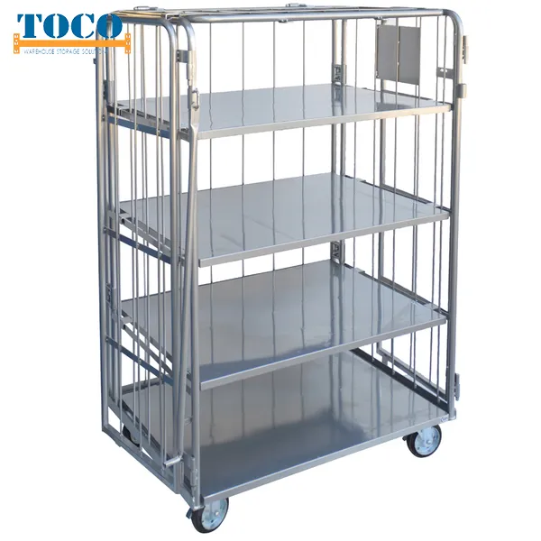 China Manufacturer 2 Sided Mini Worktainer with Door for Milk