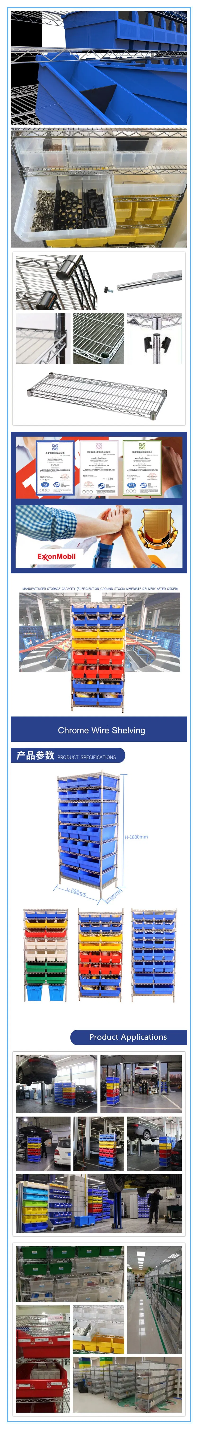 Chrome Heavy Duty Corrosion Resistant Wire Shelving
