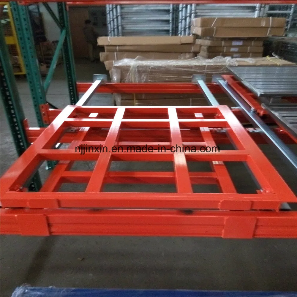 Cold Room Storage Steel Multi Trolley Push Back Racking (EBILMETAL- PBR )