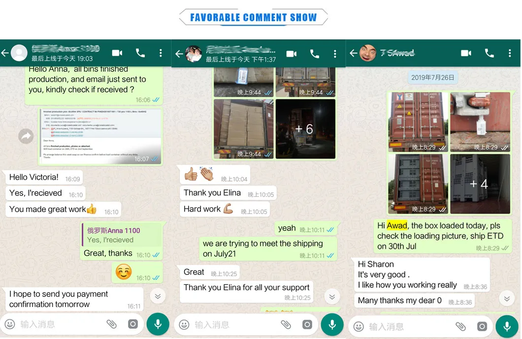 Food Grade Hygiene 700L Plastic Pallet Box for Sale