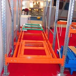 Heavy Duty Steel Push Back Pallet Rack From Kaku Equipment
