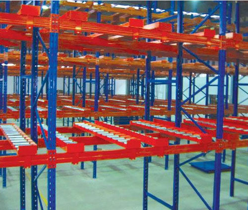 Heavy Duty Steel Push Back Pallet Rack From Kaku Equipment