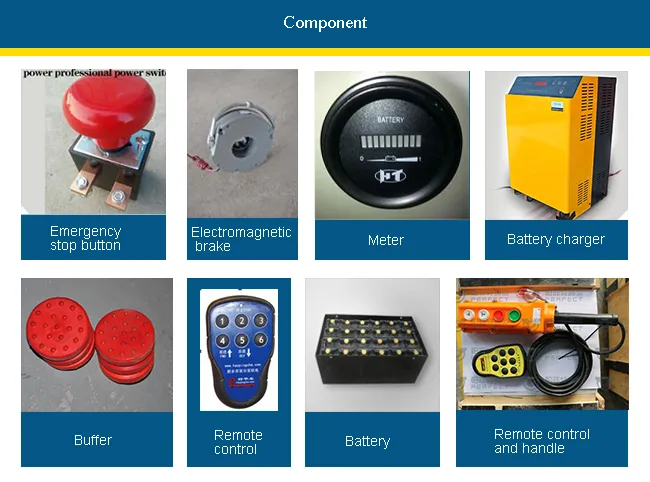 Heavy Material Transfer Trolley Plant Use Rail Guided Transfer Cart