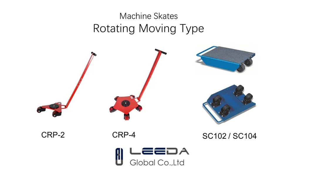 Rotating Roller Machine Moving Skates Crp Series